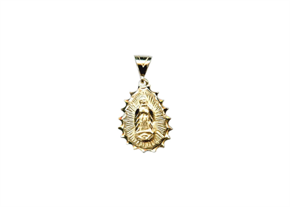 Gold Plated Mother Mary Pendant